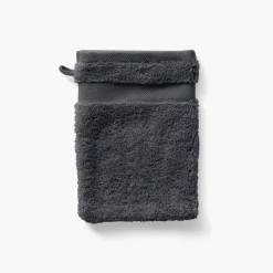 Gants De Toilette|Carré Blanc Gant de toilette coton Lola II ardoise