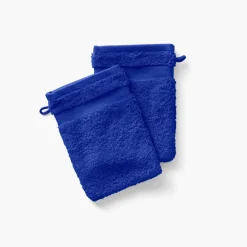 Gants De Toilette|Carré Blanc Gant de toilette coton Lola II cobalt