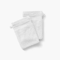 Gants De Toilette|Carré Blanc Gant de toilette coton Lola II blanc
