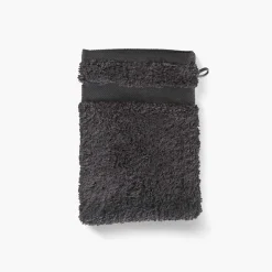 Gants De Toilette|Carré Blanc Gant de toilette coton Lola II anthracite