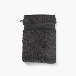 Gants De Toilette|Carré Blanc Gant de toilette coton Lola II anthracite