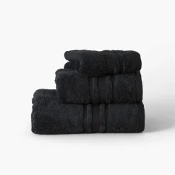 Gants De Toilette|Carré Blanc Gant de toilette coton Lola II noir