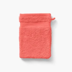 Gants De Toilette|Carré Blanc Gant de toilette coton Lola II corail