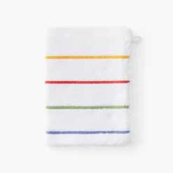 Gants De Toilette|Carré Blanc Gant de toilette coton Rosella blanc