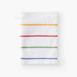 Gants De Toilette|Carré Blanc Gant de toilette coton Rosella blanc