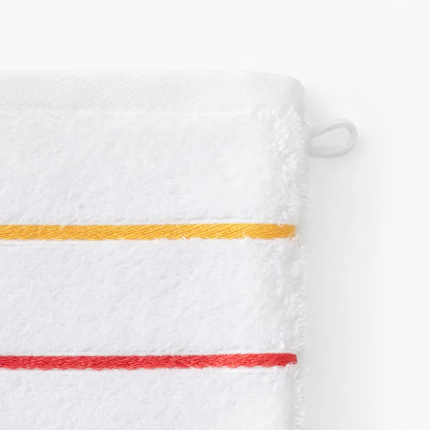Gants De Toilette|Carré Blanc Gant de toilette coton Rosella blanc