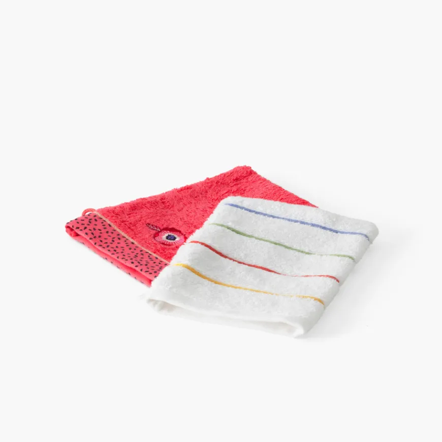 Gants De Toilette|Carré Blanc Gant de toilette coton Rosella blanc