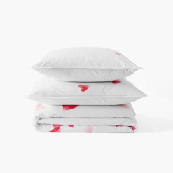 Housses De Couette|Carré Blanc Housse de couette coton Adore enfant