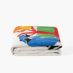 Housses De Couette|Nouveautés Bébénew|Carré Blanc Housse de couette coton bio Tadam enfant