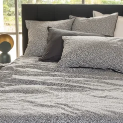 Housses De Couette|Carré Blanc Housse de couette coton bio réversible Ysée