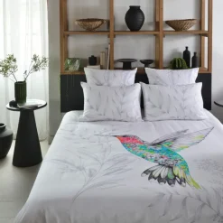 Housses De Couette|Carré Blanc Housse de couette coton Calypte