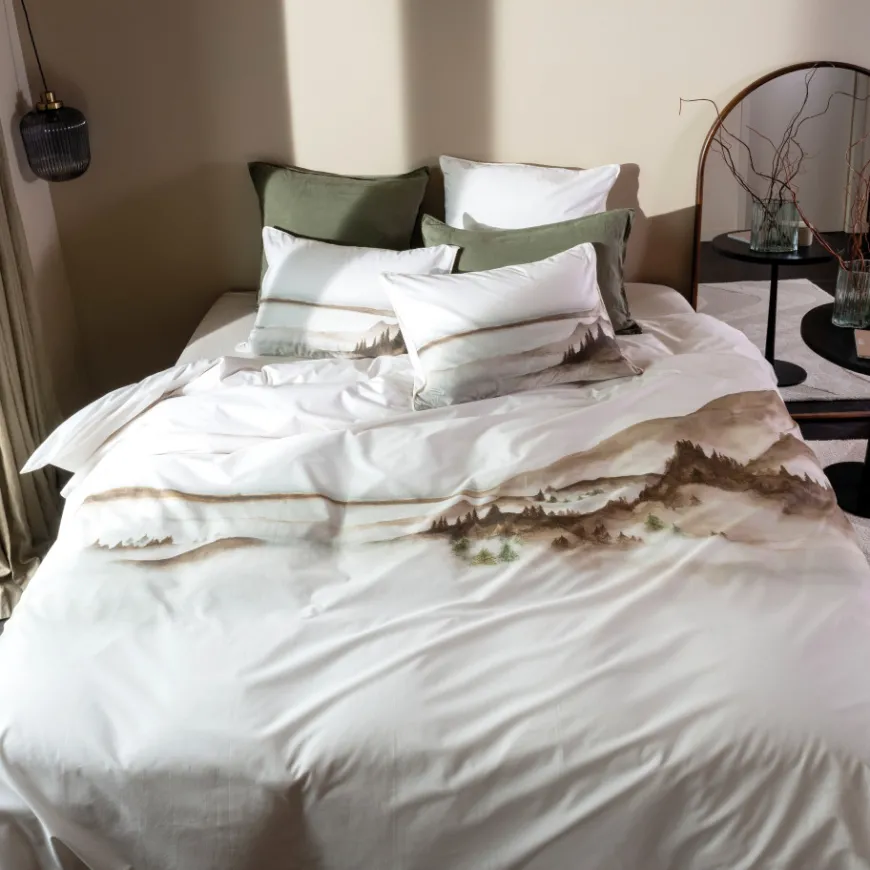 Housses De Couette|Carré Blanc Housse de couette coton Horizons