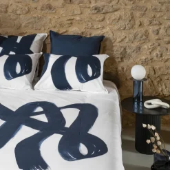Housses De Couette|Carré Blanc Housse de couette coton Hypnotic