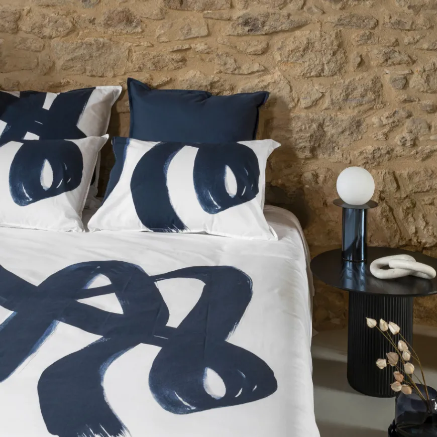 Housses De Couette|Carré Blanc Housse de couette coton Hypnotic