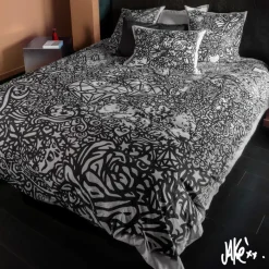 Coffrets Cadeaux|Housses De Couette|Carré Blanc Housse de couette coton Jakè x