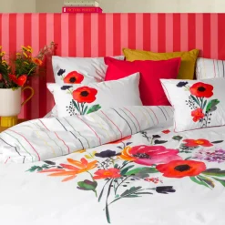 Coffrets Cadeaux|Housses De Couette|Carré Blanc Housse de couette coton Rosella