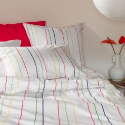 Coffrets Cadeaux|Housses De Couette|Carré Blanc Housse de couette coton Rosella