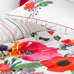 Coffrets Cadeaux|Housses De Couette|Carré Blanc Housse de couette coton Rosella