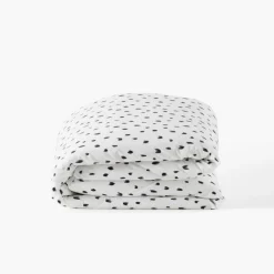 Housses De Couette|Nouveautés Bébénew|Carré Blanc Housse de couette enfant réversible coton Harfang