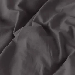 Housses De Couette|Carré Blanc Housse de couette enfant lin et coton lavé Songe charbon