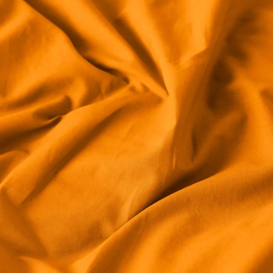 Housses De Couette|Carré Blanc Housse de couette lin et coton lavé Songe curcuma