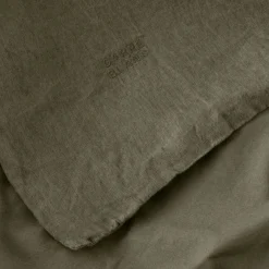 Housses De Couette|Carré Blanc Housse de couette lin et coton lavé Songe bocage