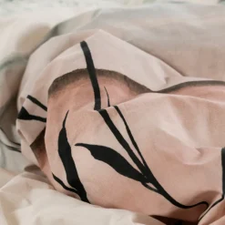 Housses De Couette|Carré Blanc Housse de couette percale de coton Vibration