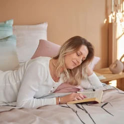 Housses De Couette|Carré Blanc Housse de couette percale de coton Vibration