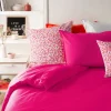 Housses De Couette|Carré Blanc Housse de couette percale de coton Neo magenta