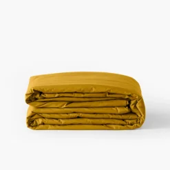 Housses De Couette|Carré Blanc Housse de couette percale de coton Neo curry