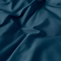 Housses De Couette|Carré Blanc Housse de couette percale de coton Neo bleu prusse