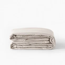 Housses De Couette|Carré Blanc Housse de couette percale de coton Neo ficelle