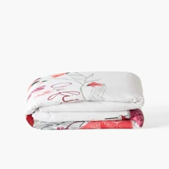 Linge De Litbio|Housses De Couette|Carré Blanc Housse de couette pur coton bio Mes Rêves