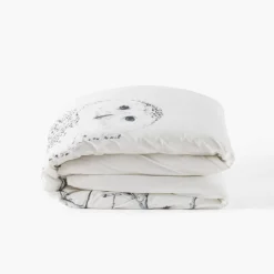 Housses De Couette|Carré Blanc Housse de couette réversible coton Harfang