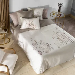 Housses De Couette|Carré Blanc Housse de couette réversible satin de coton Aura