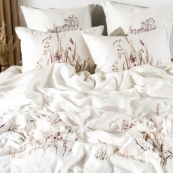 Housses De Couette|Carré Blanc Housse de couette réversible satin de coton Aura