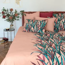 Housses De Couette|Carré Blanc Housse de couette réversible percale de coton Calathéa
