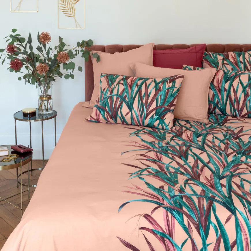 Housses De Couette|Carré Blanc Housse de couette réversible percale de coton Calathéa