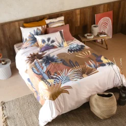 Housses De Couette|Carré Blanc Housse de couette réversible coton Sonora