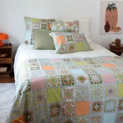 Housses De Couette|Carré Blanc Housse de couette réversible pur coton Méli-Mélo