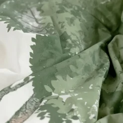 Housses De Couette|Carré Blanc Housse de couette réversible percale de coton lavée biologique Monarbre