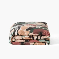 Housses De Couette|Carré Blanc Housse de couette réversible percale de coton bio Gisèle
