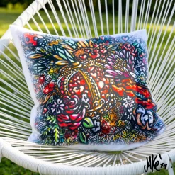 Housses De Coussin|Coffrets Cadeaux|Carré Blanc Housse de coussin coton Jakè x