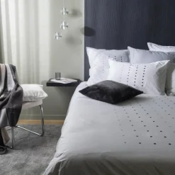 Housses De Coussin|Coffrets Cadeaux|Carré Blanc Housse de coussin polaire Oslo anthracite