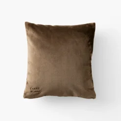 Housses De Coussin|Coffrets Cadeaux|Carré Blanc Housse de coussin polaire Oslo bronze