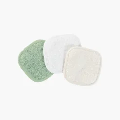 Coffrets Cadeaux|Accessoires Beauté|Carré Blanc Lot de 6 carrés démaquillants lavables coton et gaze de coton biologique Naturelle