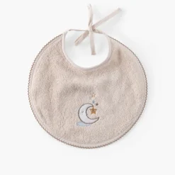 Nouveautés Bébénew|Bavoirs & Mini-bavoirs|Carré Blanc Mini bavoir coton bio Bienvenue naturel
