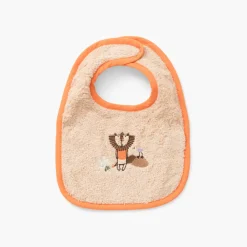 Bavoirs & Mini-bavoirs|Carré Blanc Mini bavoir coton bio Safari