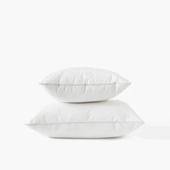 Oreillers|Carré Blanc Oreiller carré ferme synthétique Suprême