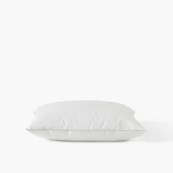 Oreillers|Carré Blanc Oreiller carré moelleux duvet de canard Neige